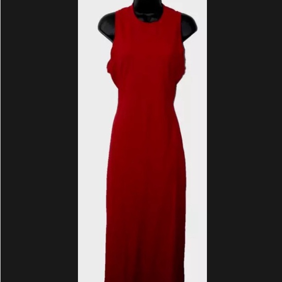 NWT Women’s LULULEMON Aligned Red Midi Dress, Sz 6 Fourth of July - Picture 3 of 4